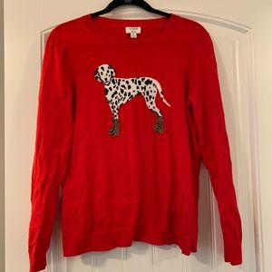 JCrew Dalmatian Sweater